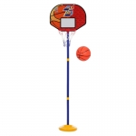Баскетболен кош с мрежа и топка  регулируем  от 68 до 144 см